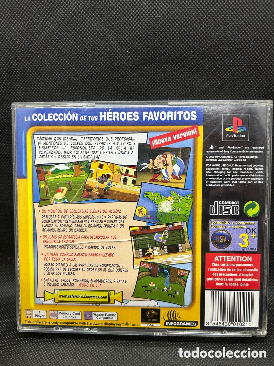 Videojuegos y consolas: PS1 Asterix La batalla de las Galias - Foto 2