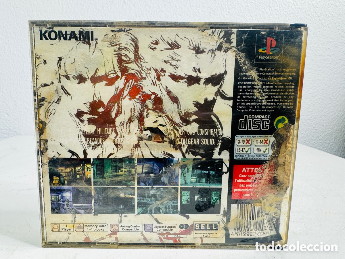 Videojuegos y consolas: Metal Gear Solid PlayStation Konami - Foto 2
