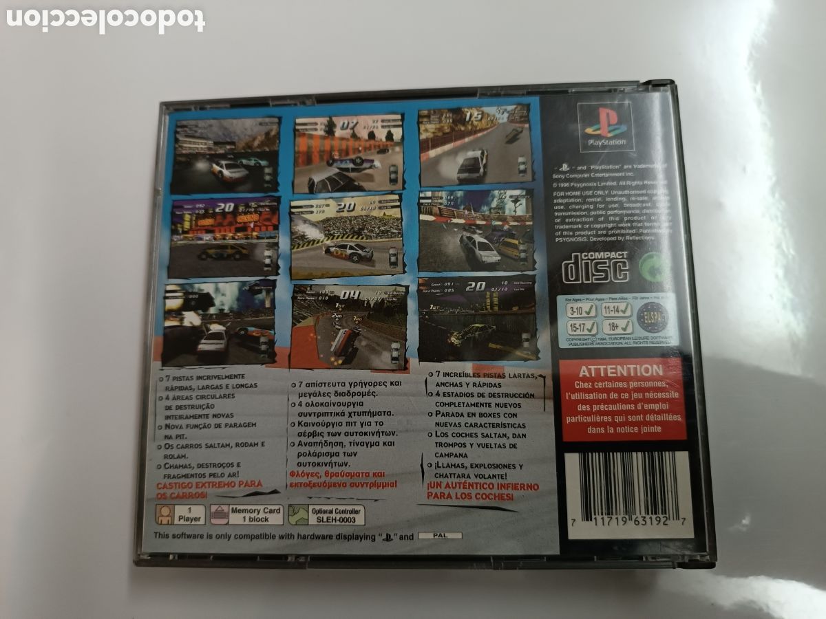 Videojuegos y consolas: Destruction Derby 2 ps1 - Foto 2