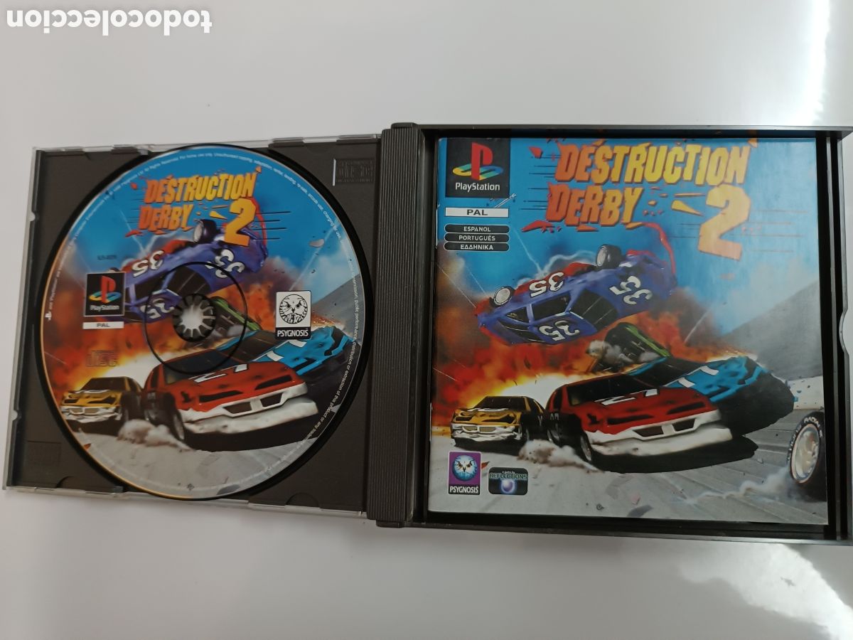 Videojuegos y consolas: Destruction Derby 2 ps1 - Foto 4