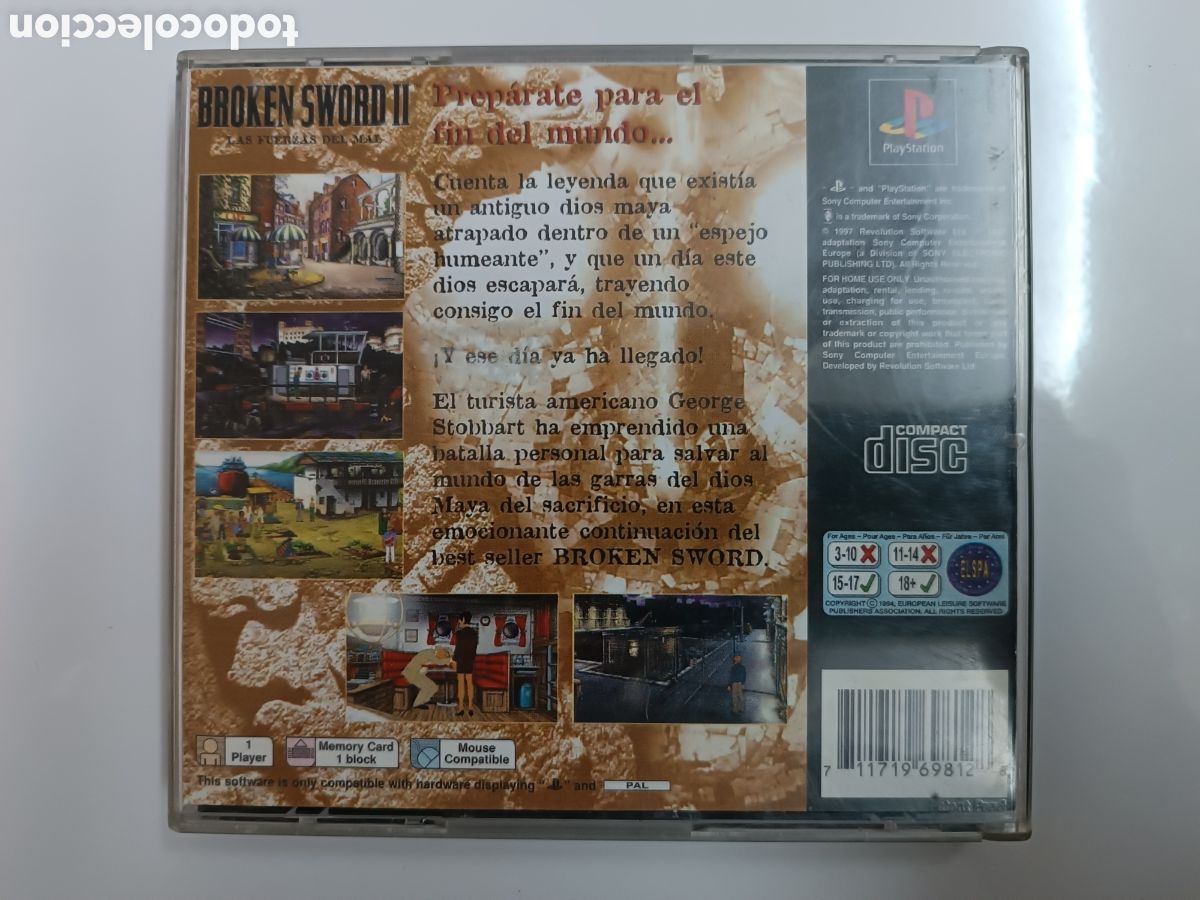 Videojuegos y consolas: Broken Sword 2 profec&iacute;a del mal - Foto 2