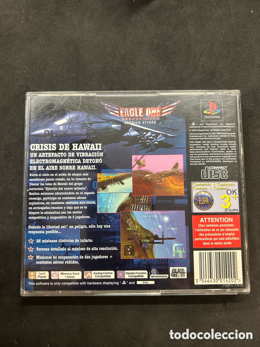 Videojuegos y consolas: PS1 Eagle one harrier attack - Foto 2
