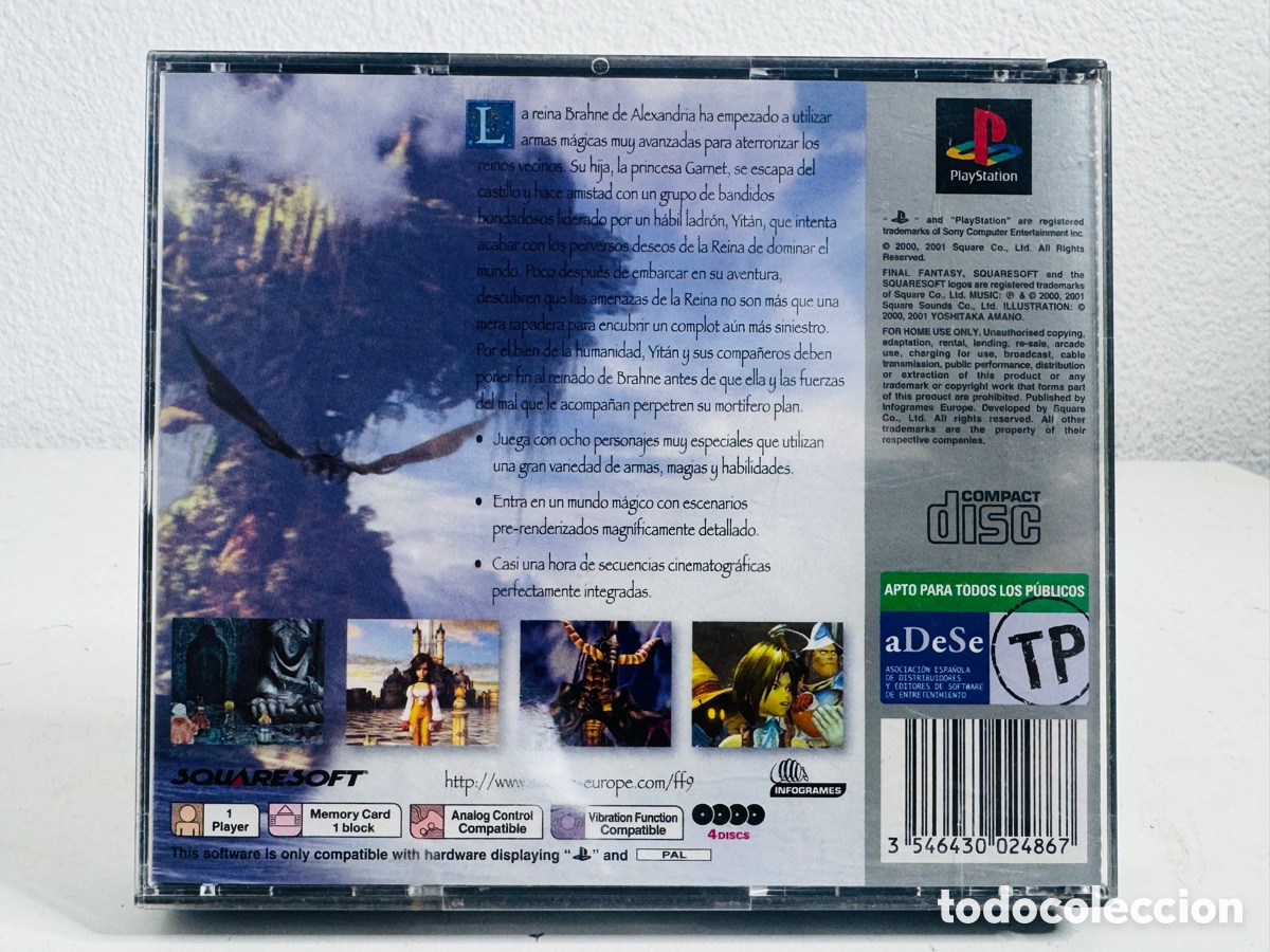 Videojuegos y consolas: Final Fantasy IX PlayStation - Foto 2