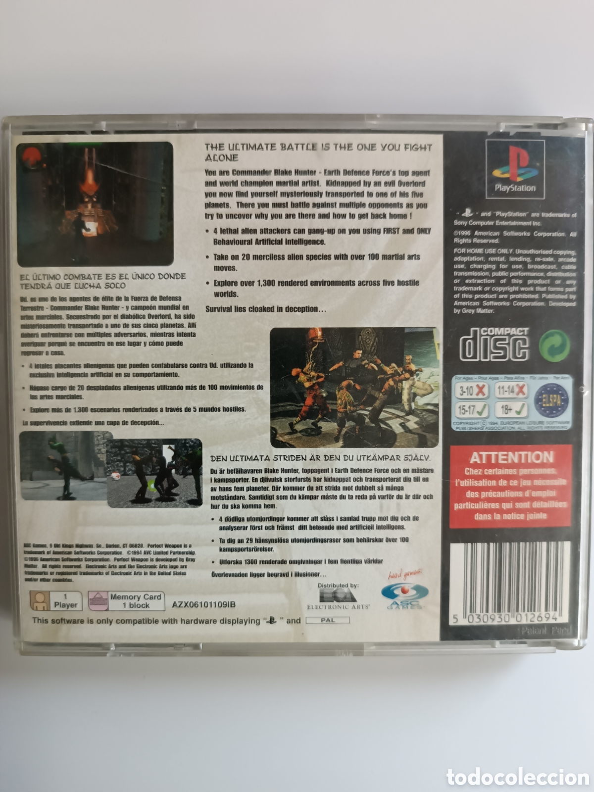 Videojuegos y consolas: Perfect Weapon PlayStation - Foto 2
