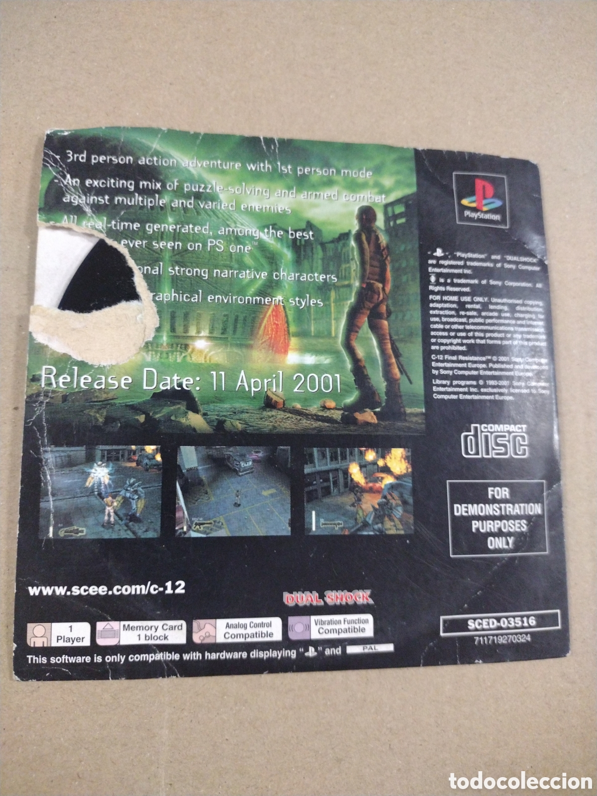 Videojuegos y consolas: (C-12) Final Resistance. PS1 - Foto 2