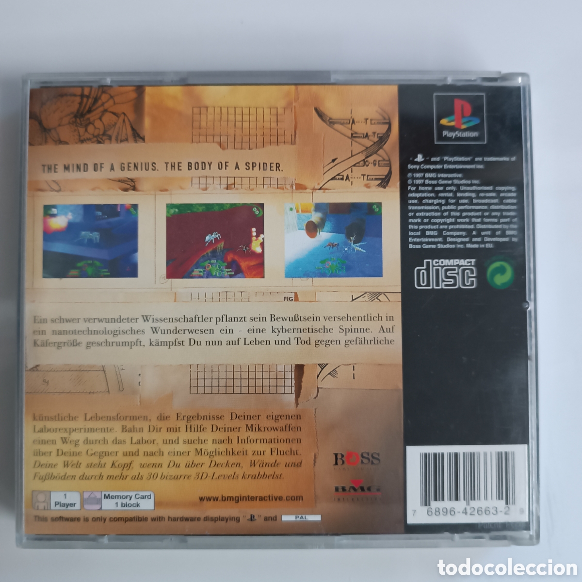 Videojuegos y consolas: Spider ps1 PlayStation - Foto 2