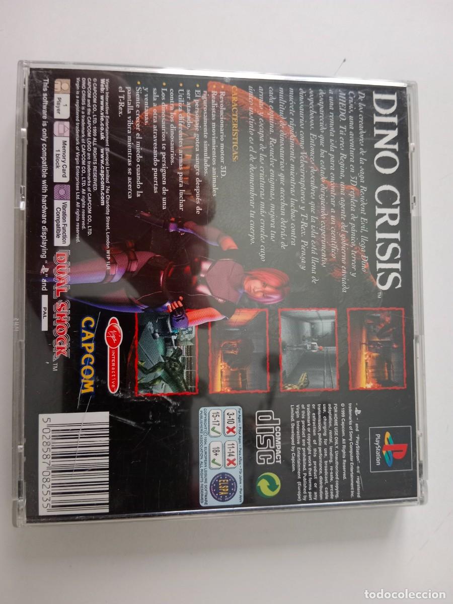 Videojuegos y consolas: DINO CRISIS PLAYSTATION CAPCOM PAL - Foto 2
