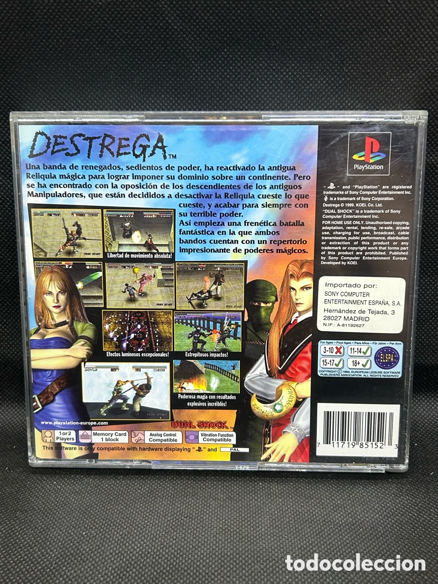 Videojuegos y consolas: Juego PS1 Destrega espa&ntilde;ol - Foto 3