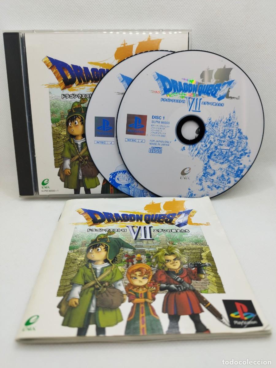 Videojuegos y consolas: Dragon Quest 7 PS1 NTSC-J - Foto 1