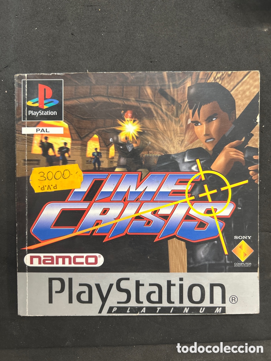 Videojuegos y consolas: PS1 Time Crisis platinum, Manual - Foto 1