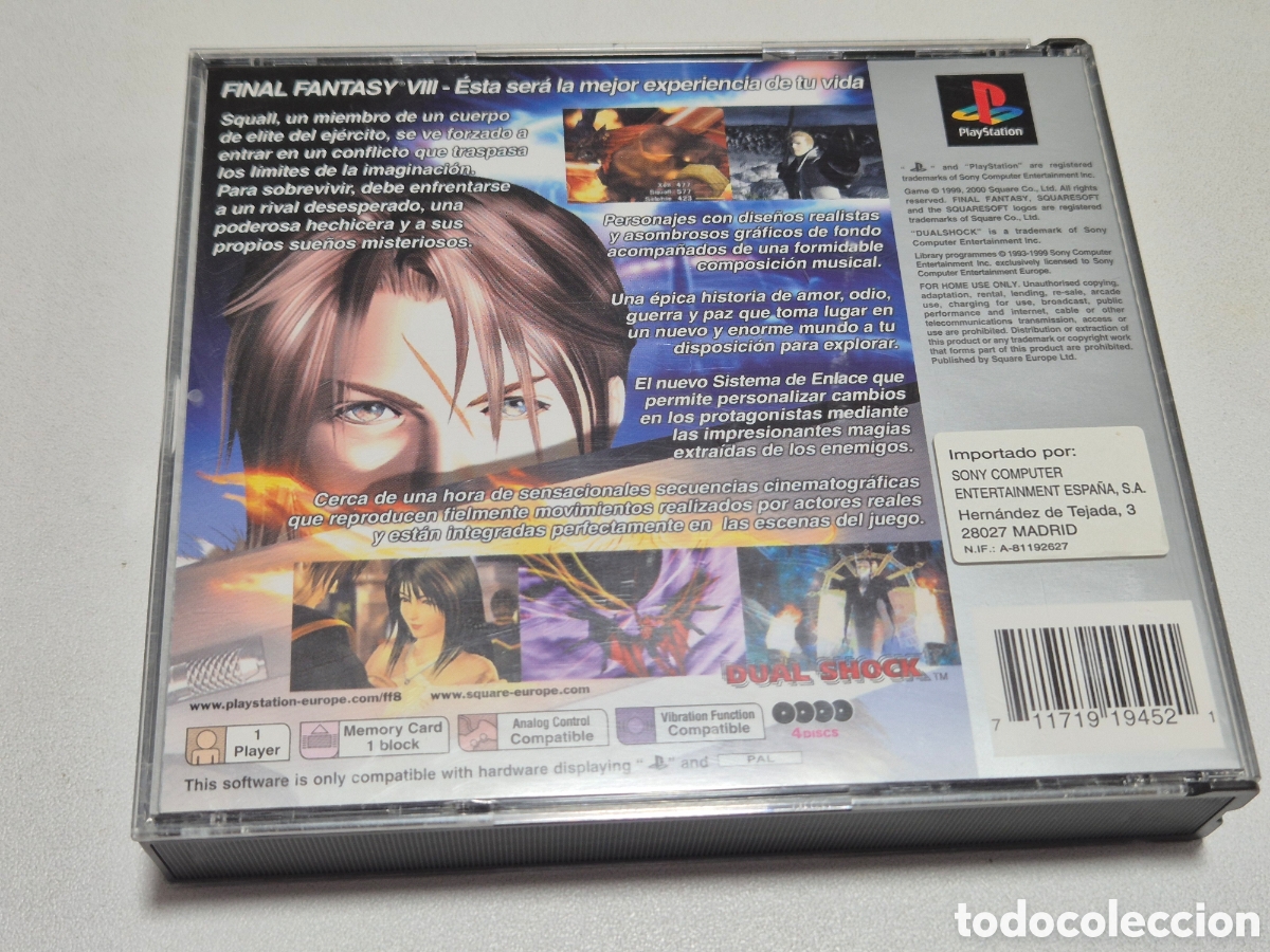 Videojuegos y consolas: FINAL FANTASY VIII. Ps1 - Foto 3