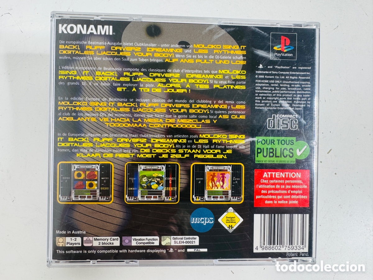 Videojuegos y consolas: Beatmania PlayStation Pal & Controller - Foto 5