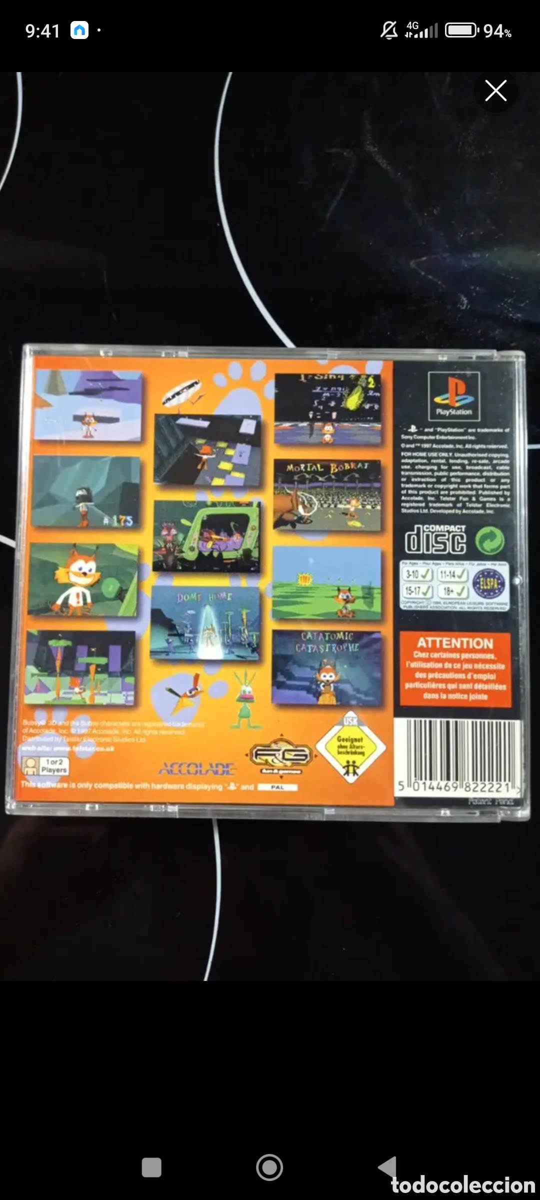 Videojuegos y consolas: Bubsy 3D ps1 pal Espa&ntilde;a - Foto 4
