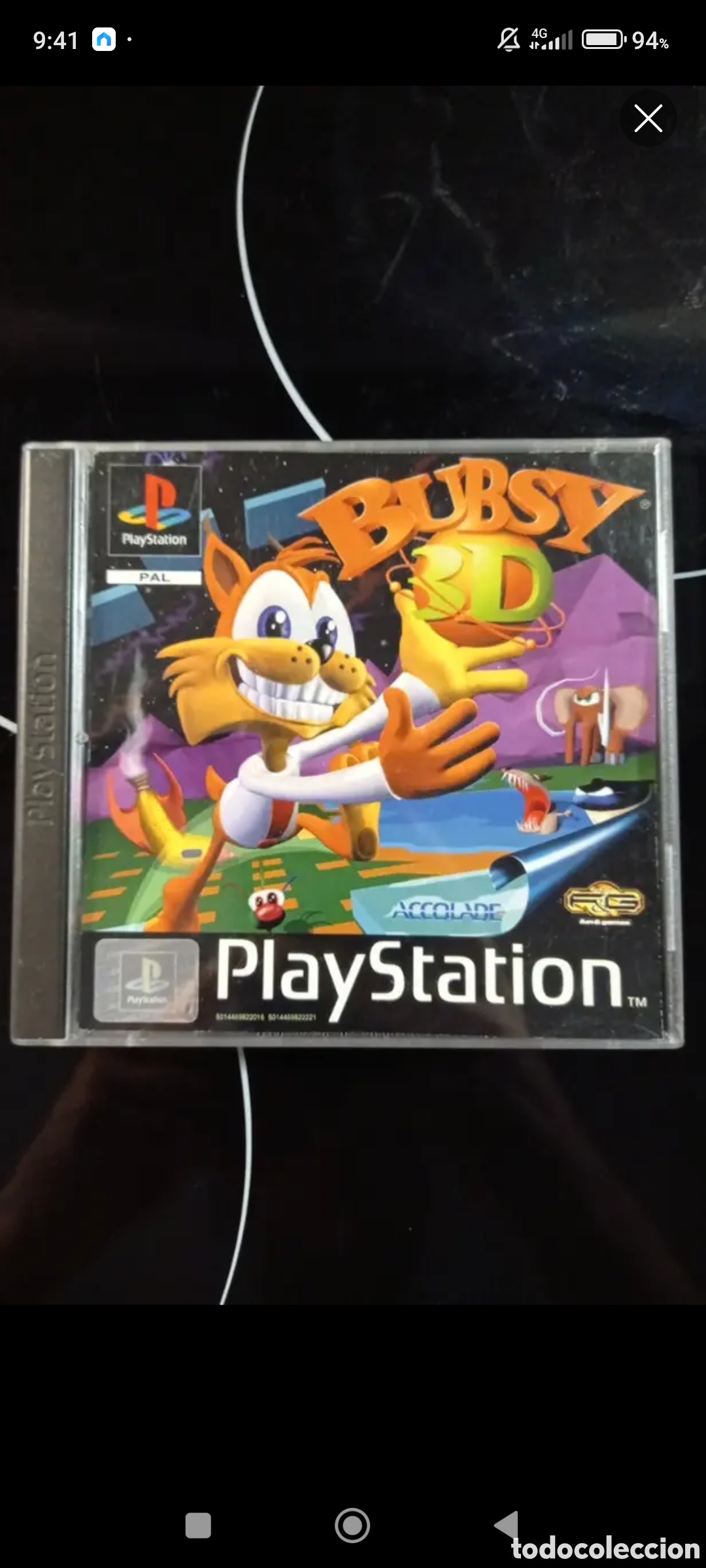 Videojuegos y consolas: Bubsy 3D ps1 pal Espa&ntilde;a - Foto 2