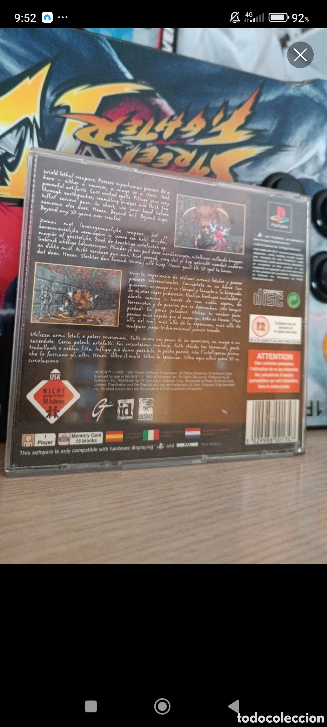 Videojuegos y consolas: Hexen ps1 pal ESPA&Ntilde;A - Foto 2