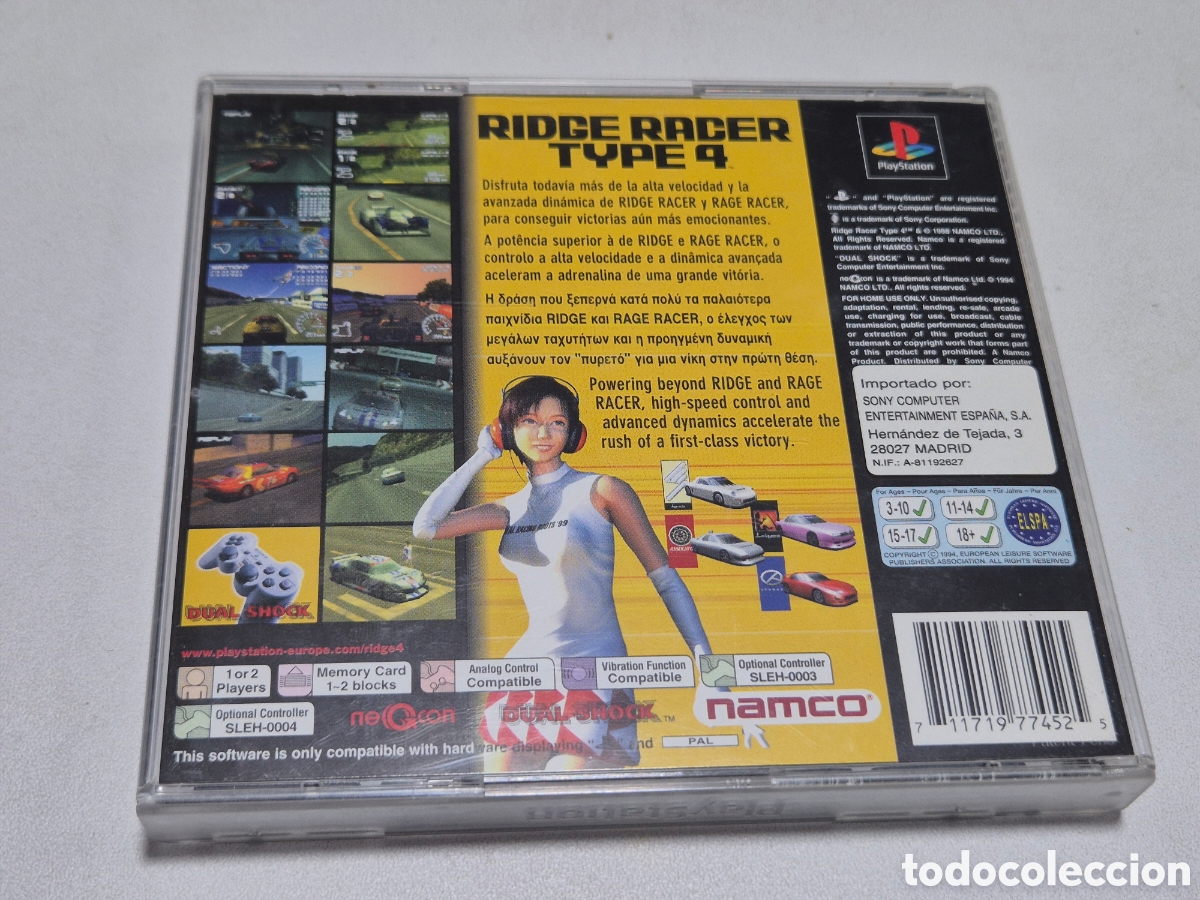 Videojuegos y consolas: RIDGE RACER TYPE 4 Ps1 - Foto 2