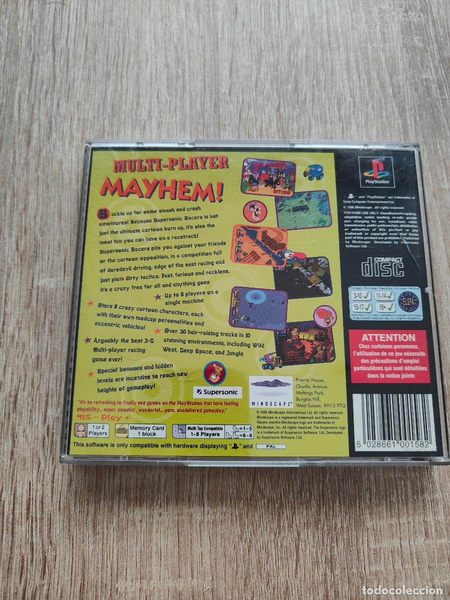 Videojuegos y consolas: Supersonic Racers PSX - Foto 2