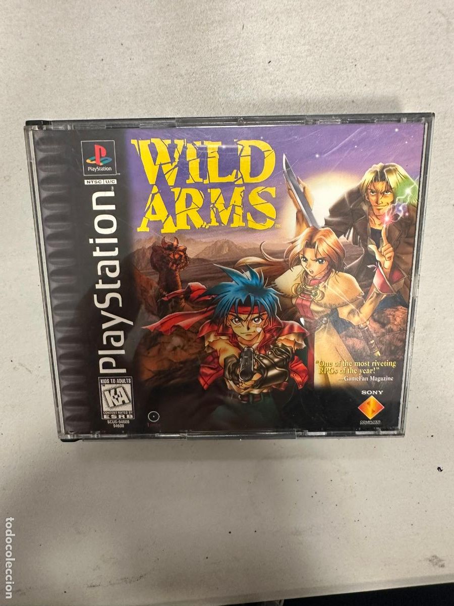 Wild Arms - Sony playstation 1 PS1 Play station PSX - NTSC USA