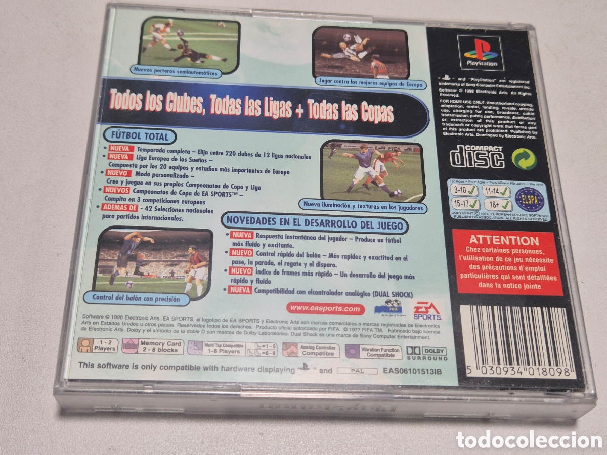 Videojuegos y consolas: FIFA 99 . Playstation 1 - Foto 4