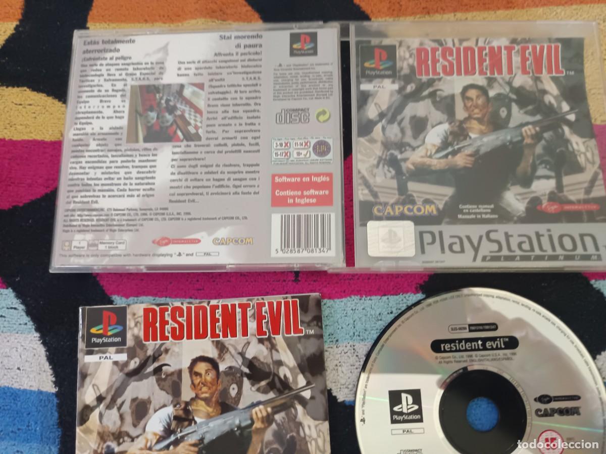 Videojuegos y consolas: PS1 - RESIDENT EVIL , PAL ESPA&Ntilde;OL , COMPLETO - Foto 1