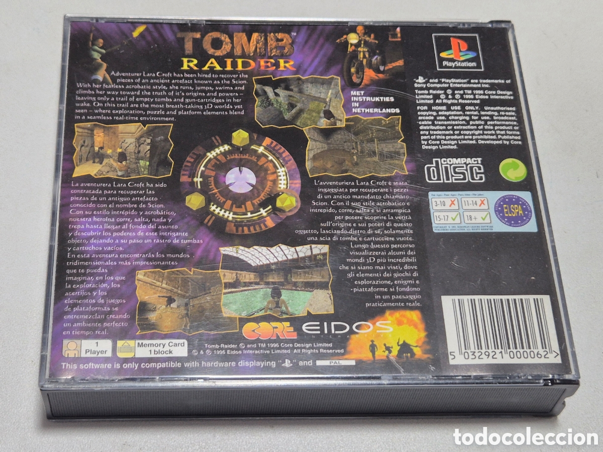 Videojuegos y consolas: TOMB RAIDER BIG BOX . Ps1 - Foto 2
