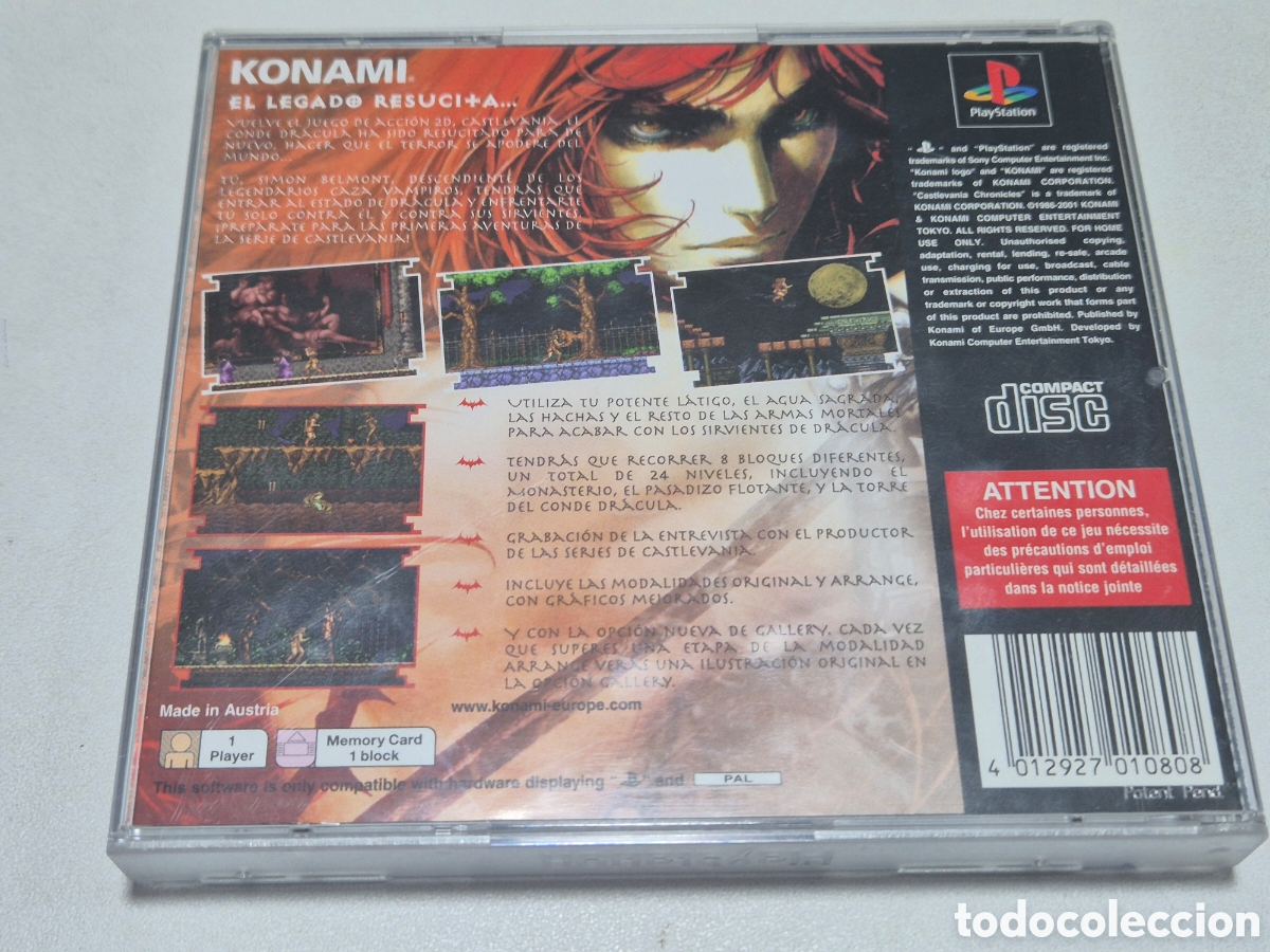 Videojuegos y consolas: CASTLEVANIA CHRONICLES . Ps1 - Foto 2