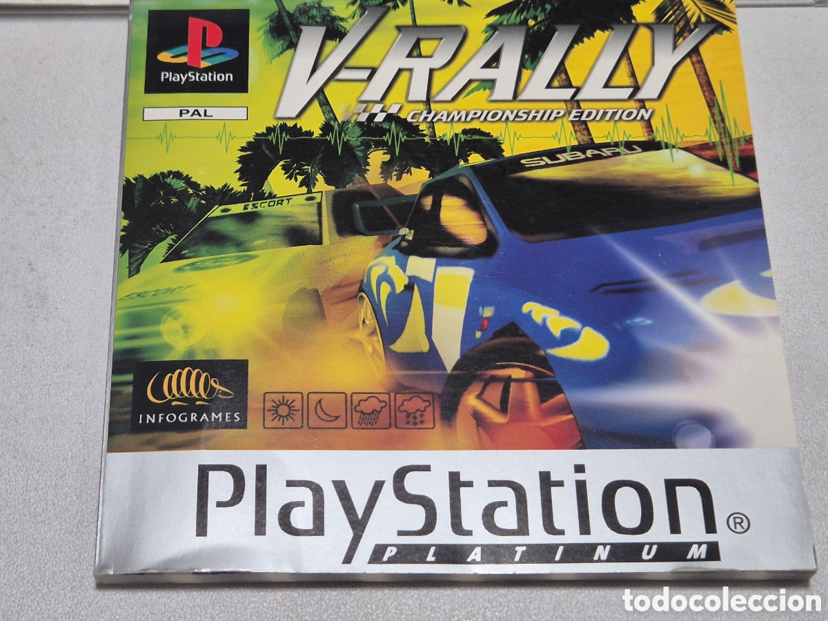 Videojuegos y consolas: V-RALLY. Playstation 1 - Foto 6