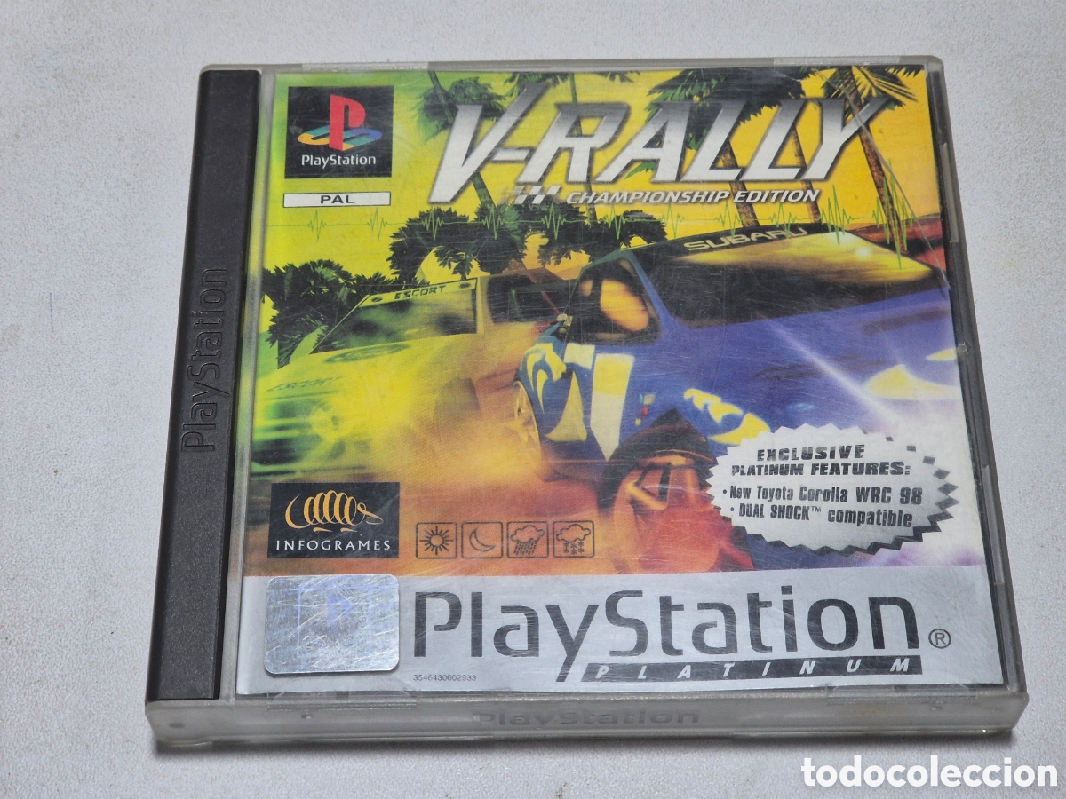 Videojuegos y consolas: V-RALLY. Playstation 1 - Foto 1