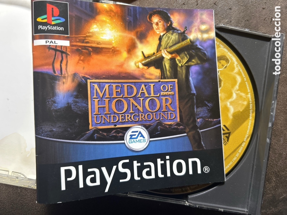 Videojuegos y consolas: Medal of honor underground. Ps1 - Foto 3