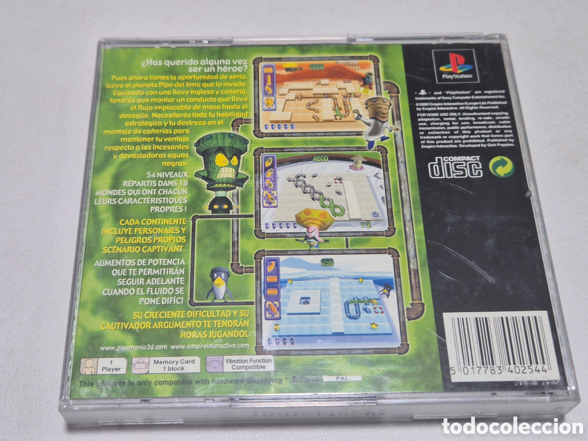 Videojuegos y consolas: PIPE MANIA 3D . Playstation 1 - Foto 2