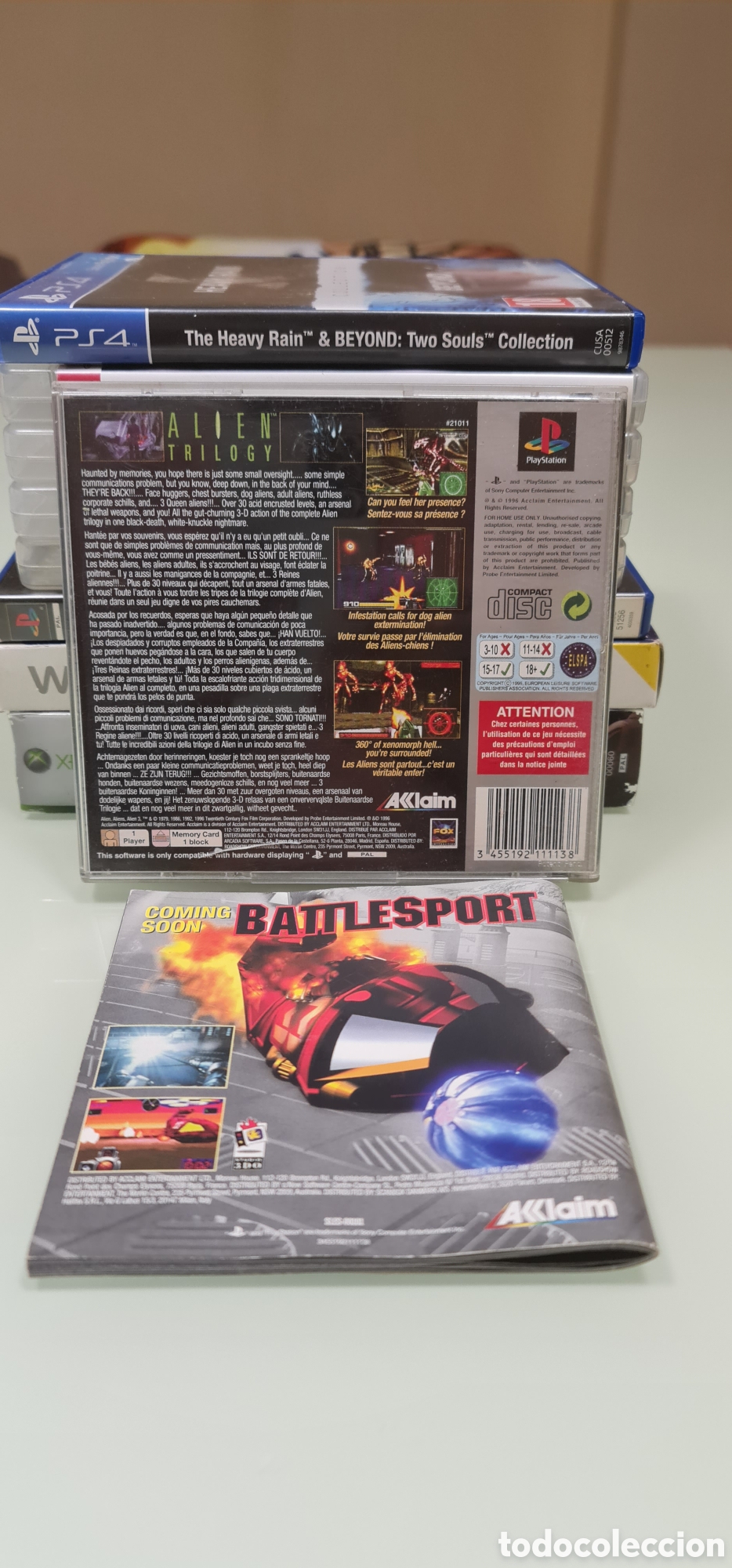 Videojuegos y consolas: ALIEN TRILOGY PS1 PAL ESPA&Ntilde;A - Foto 2
