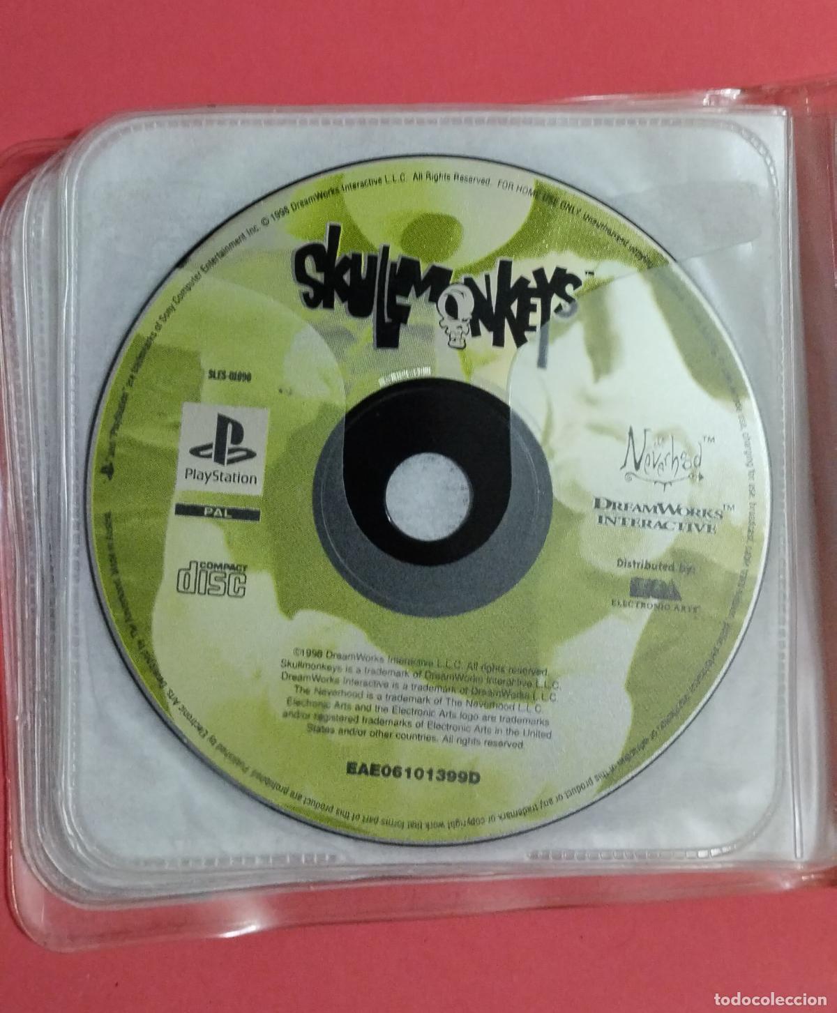 Videojuegos y consolas: SKULLMONKEYS PS1 PLAY STATION - Foto 1