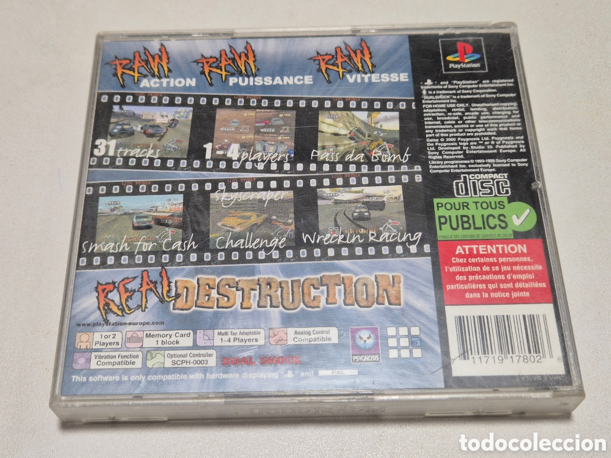 Videojuegos y consolas: DESTRUCTION DERBY RAW - Foto 2