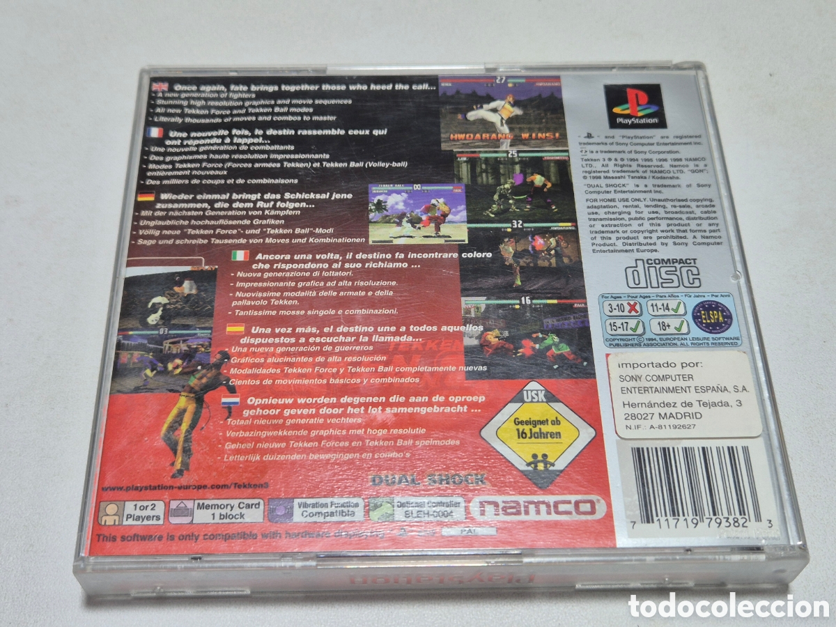 Videojuegos y consolas: TEKKEN 3 . Playstation 1 - Foto 2