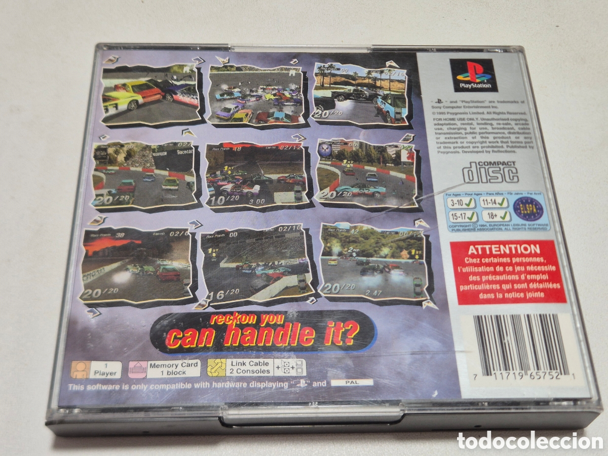 Videojuegos y consolas: DECTRUCTION DERBY . Ps1 - Foto 3