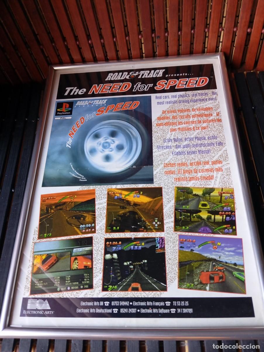 Videogiochi e Consoli: Flyer Poster The Need For Speed Road Track EA Original