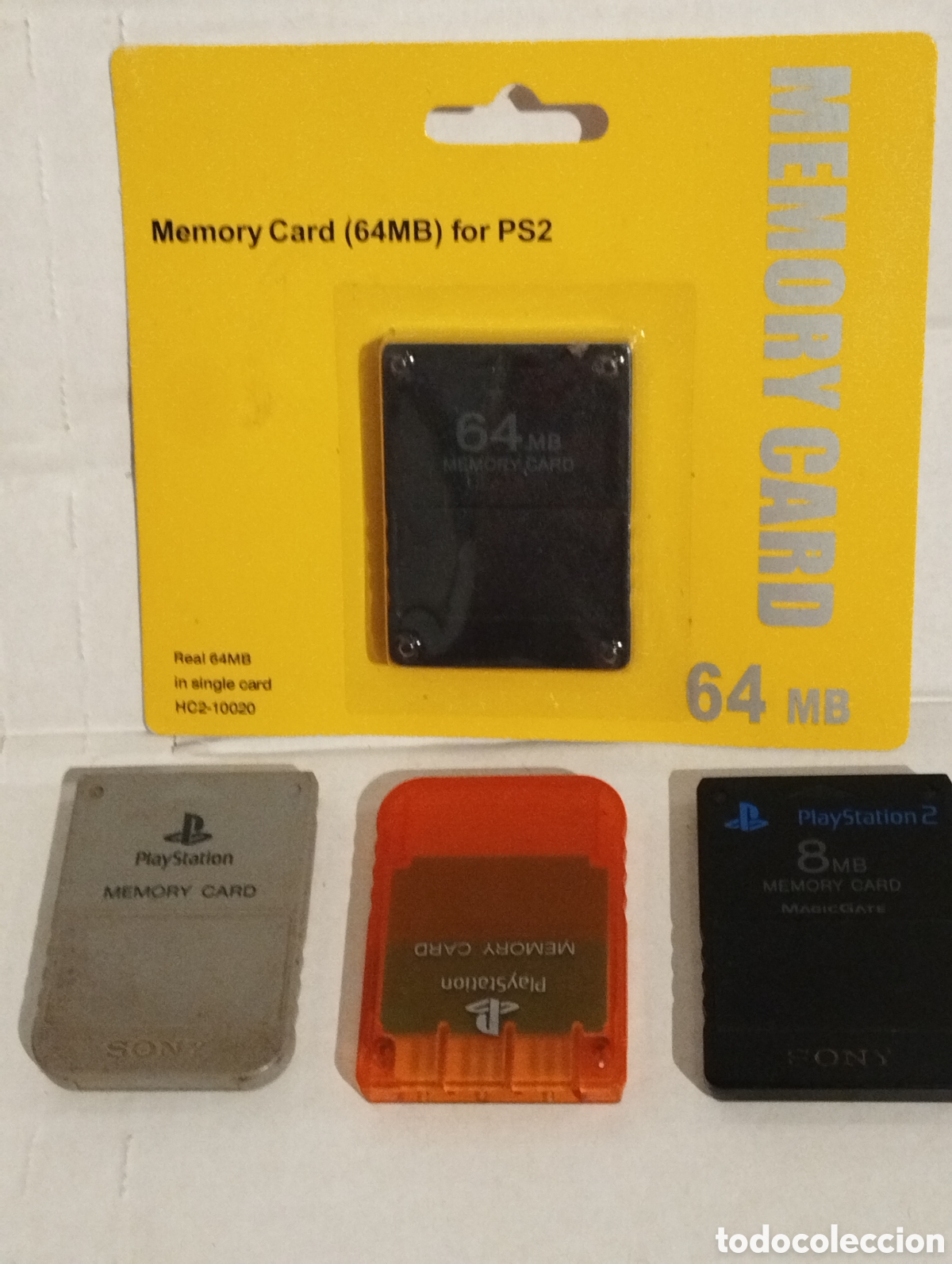 Videojuegos y consolas: Lote de memory card para PlayStation - Foto 1