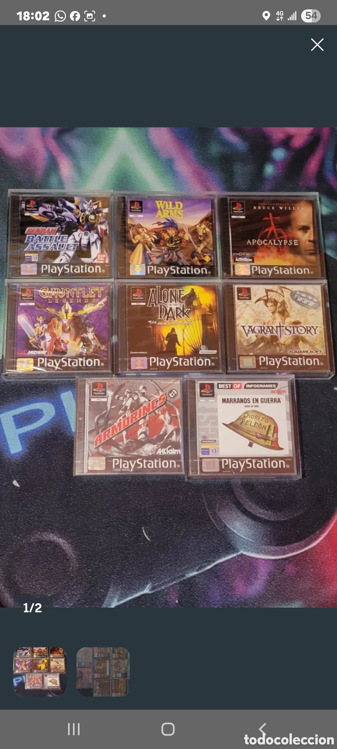 Videojuegos y consolas: Juegos ps1 precintado - Foto 1