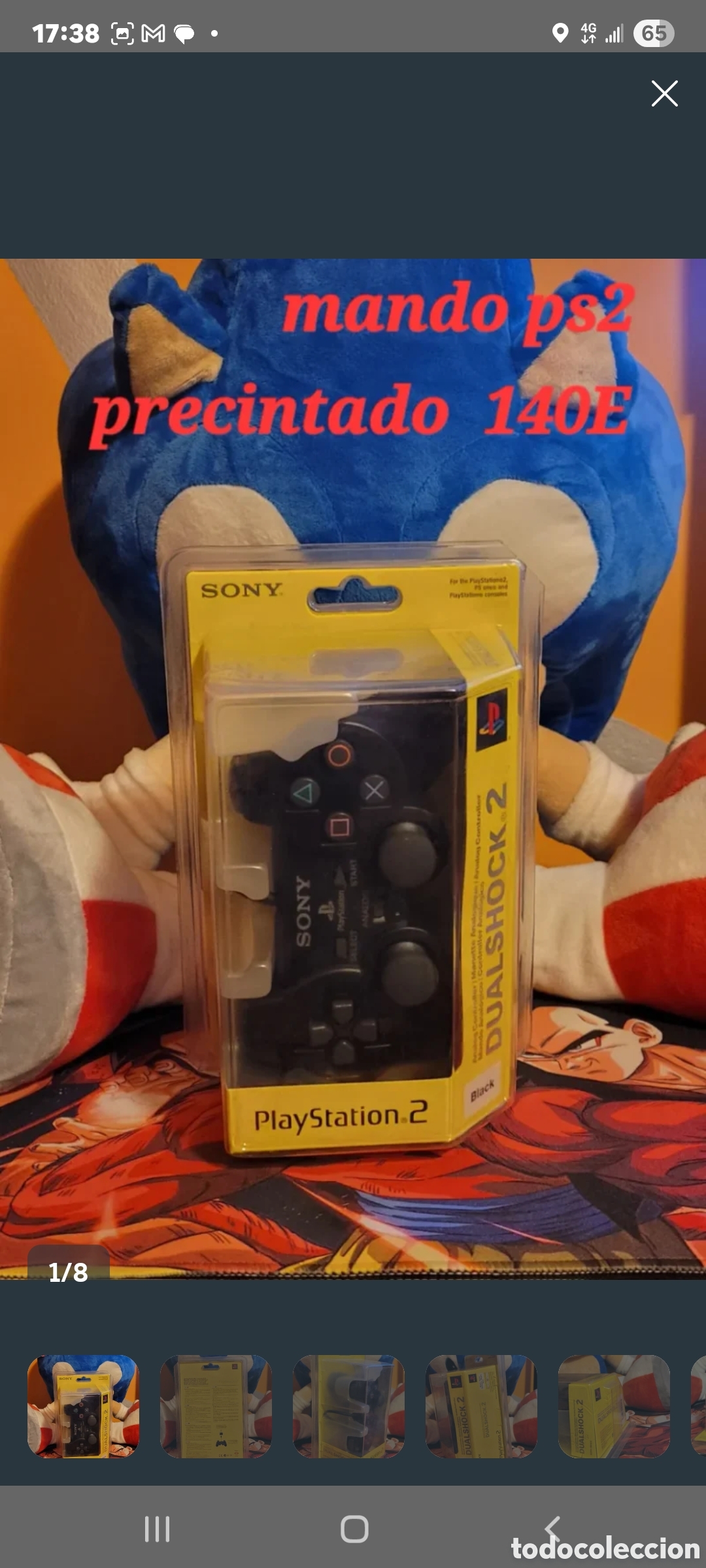 Videojuegos y consolas: Mando ps2 precintado - Foto 1