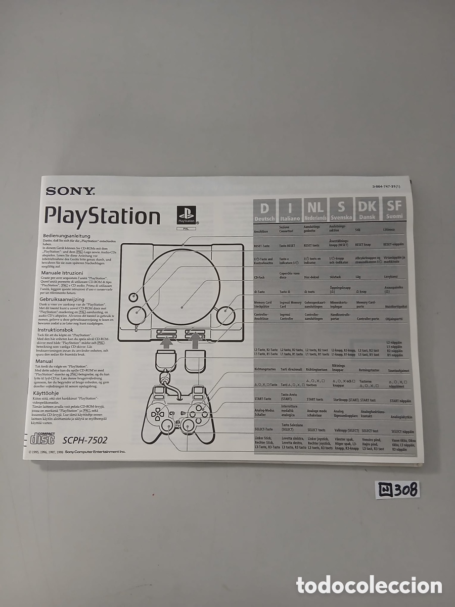 Videojuegos y consolas: Manuales PlayStation 1 - Foto 2