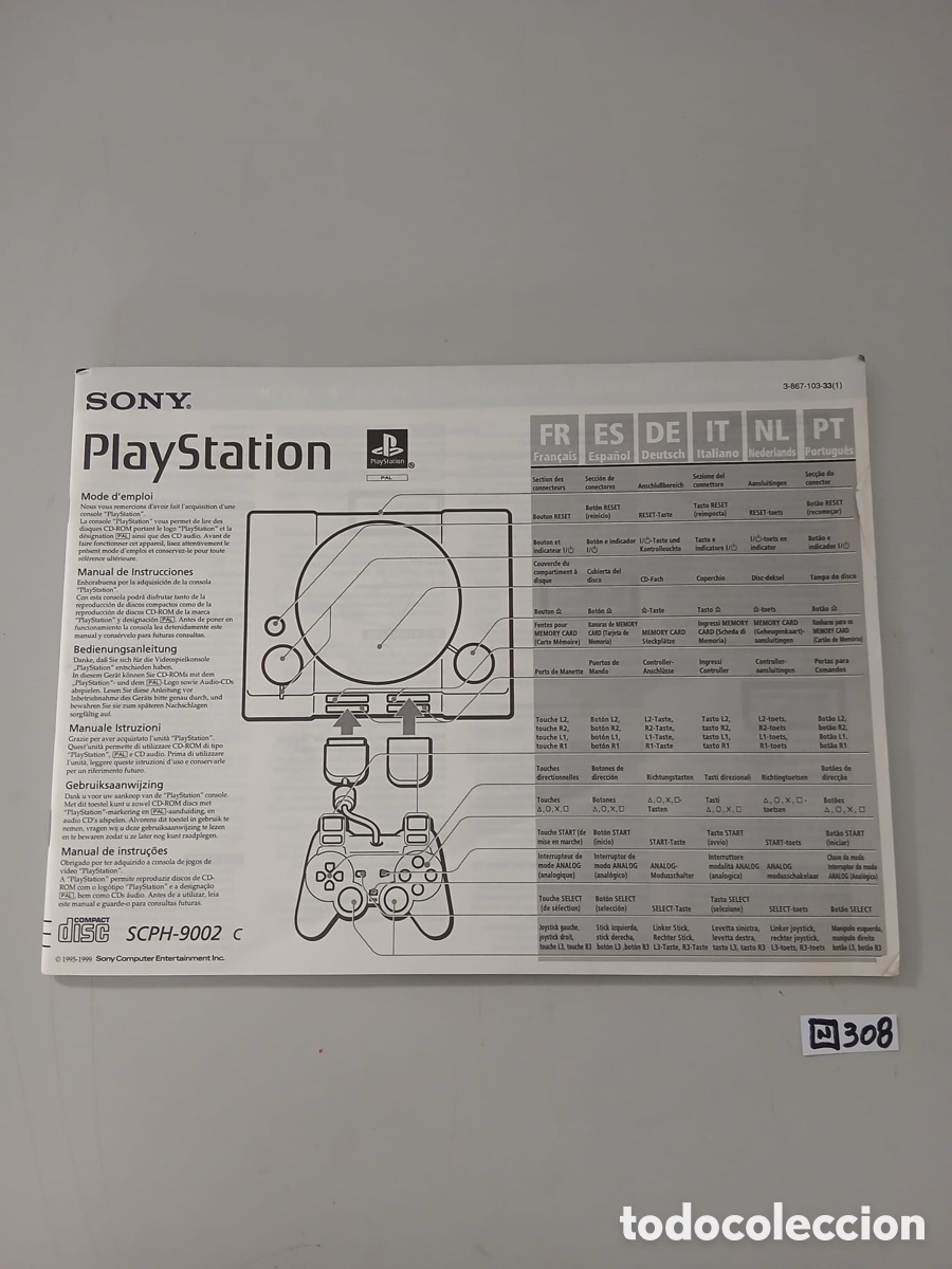 Videojuegos y consolas: Manuales PlayStation 1 - Foto 1