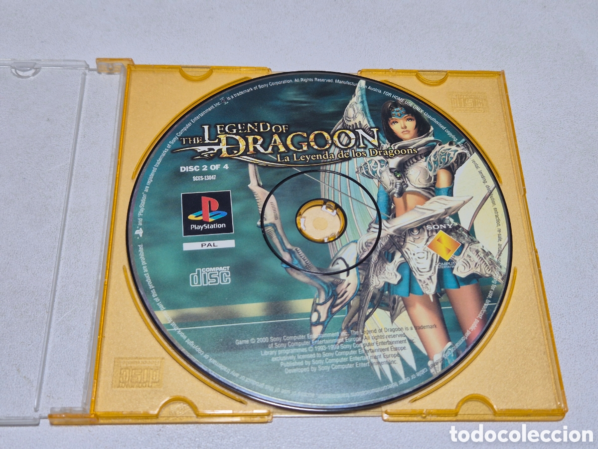Videojuegos y Consolas: THE LEGEND OF DRAGOON . Solo Disco 2 . La Leyenda De Los Dragones