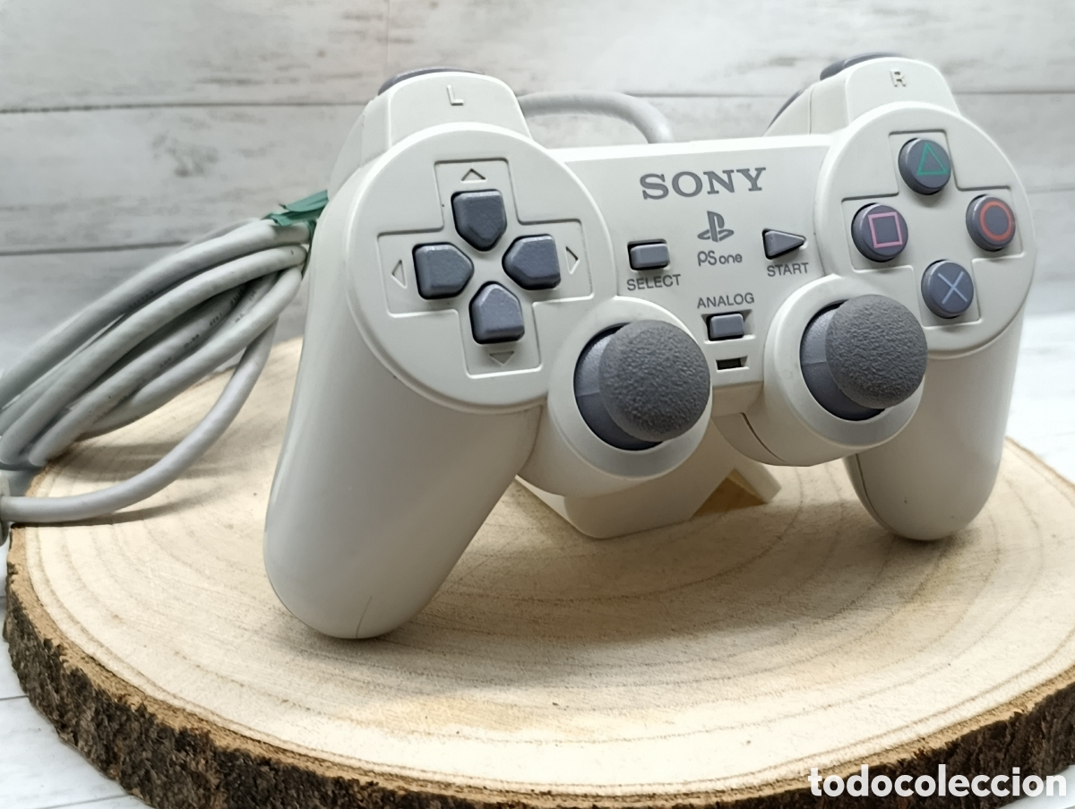 Videojuegos y Consolas: Mando Sony PS One Original White/Grey