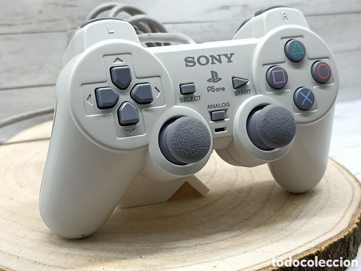 Videojuegos y Consolas: Mando Sony PS One Original White/Grey