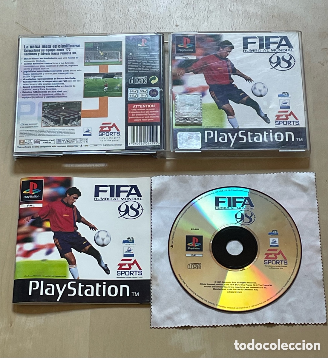 Videojuegos y Consolas: FIFA 98 Rumbo Al Mundial - PAL ESP - PS1 PSX Playstation 1 Play Station - COMPLETO Y FUNCIONANDO