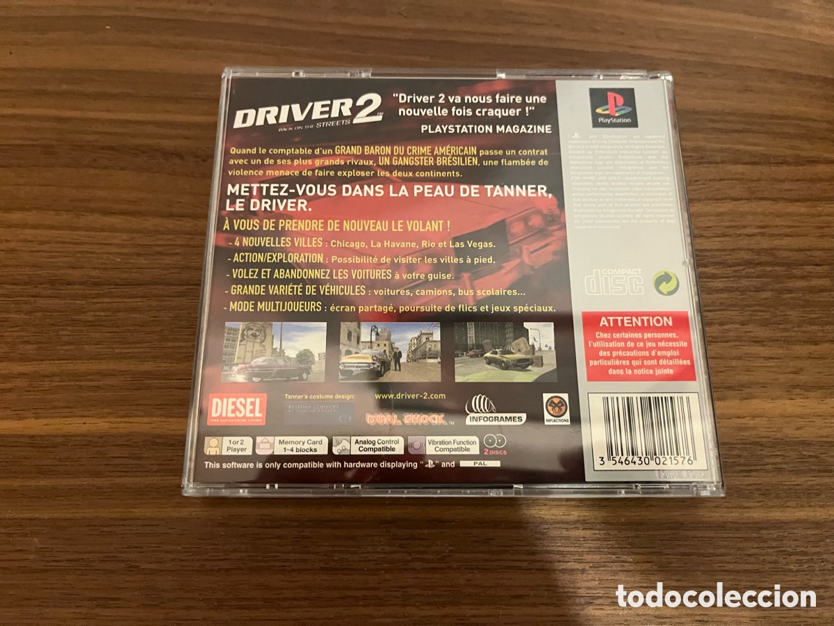 Videojuegos y consolas: Driver 2 ps1 sony playstation - Foto 3