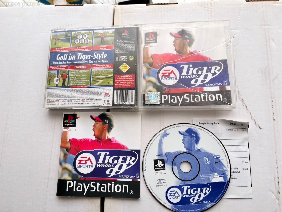 Videojuegos y Consolas: TIGER WOODS 99 - PSX PS1 PSONE PLAYSTATION 1 PLAY STATION ONE KREATEN