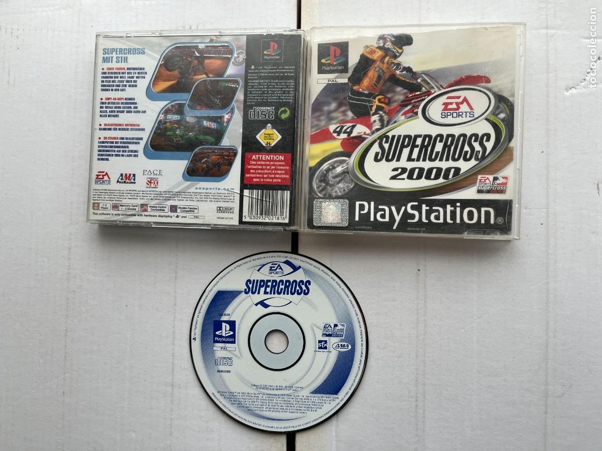 Videojuegos y Consolas: EA SPORTS SUPERCROSS 2000 SUPER CROSS - PSX PS1 PSONE PLAYSTATION 1 PLAY STATION ONE KREATEN