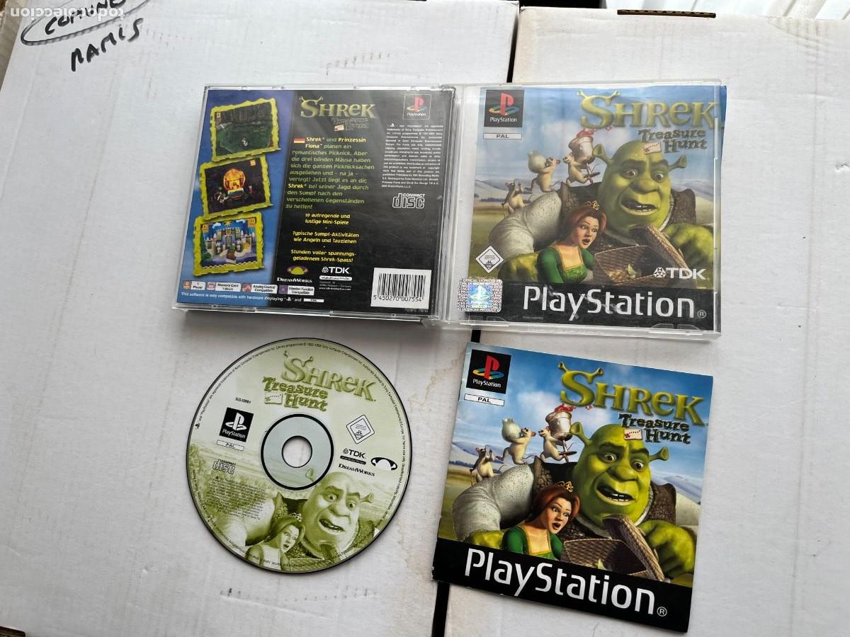 Videojuegos y Consolas: SHRECK TRASURE HUNT- PSX PS1 PSONE PLAYSTATION 1 PLAY STATION ONE KREATEN