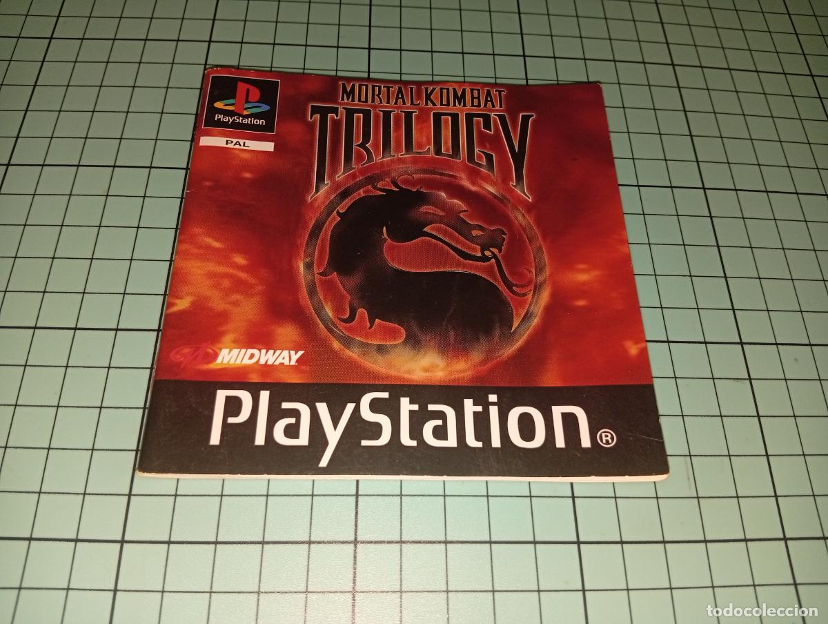 Videojuegos y Consolas: Manual Mortal kombat trilogy PlayStation Play Station ps1